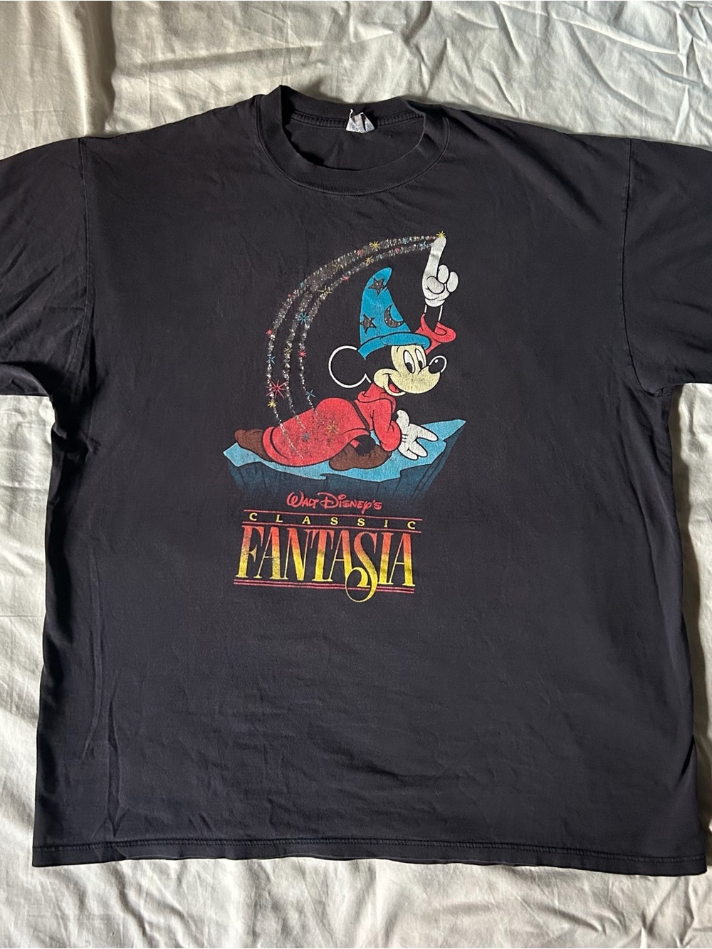 VintageDisney Fantasia Sorcerer Mickey Tee- XL